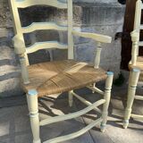Pair of mulched armchairs Provence