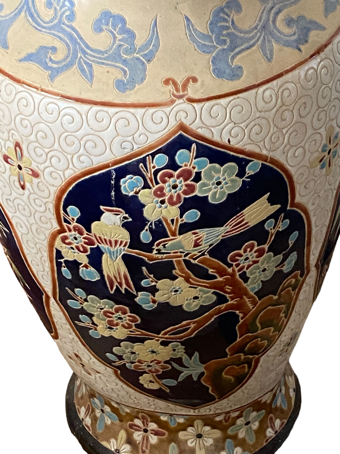 Large ceramic vase bird chinese email