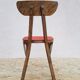 4 chairs Bistro/banana style Luterma sitting vintage Red