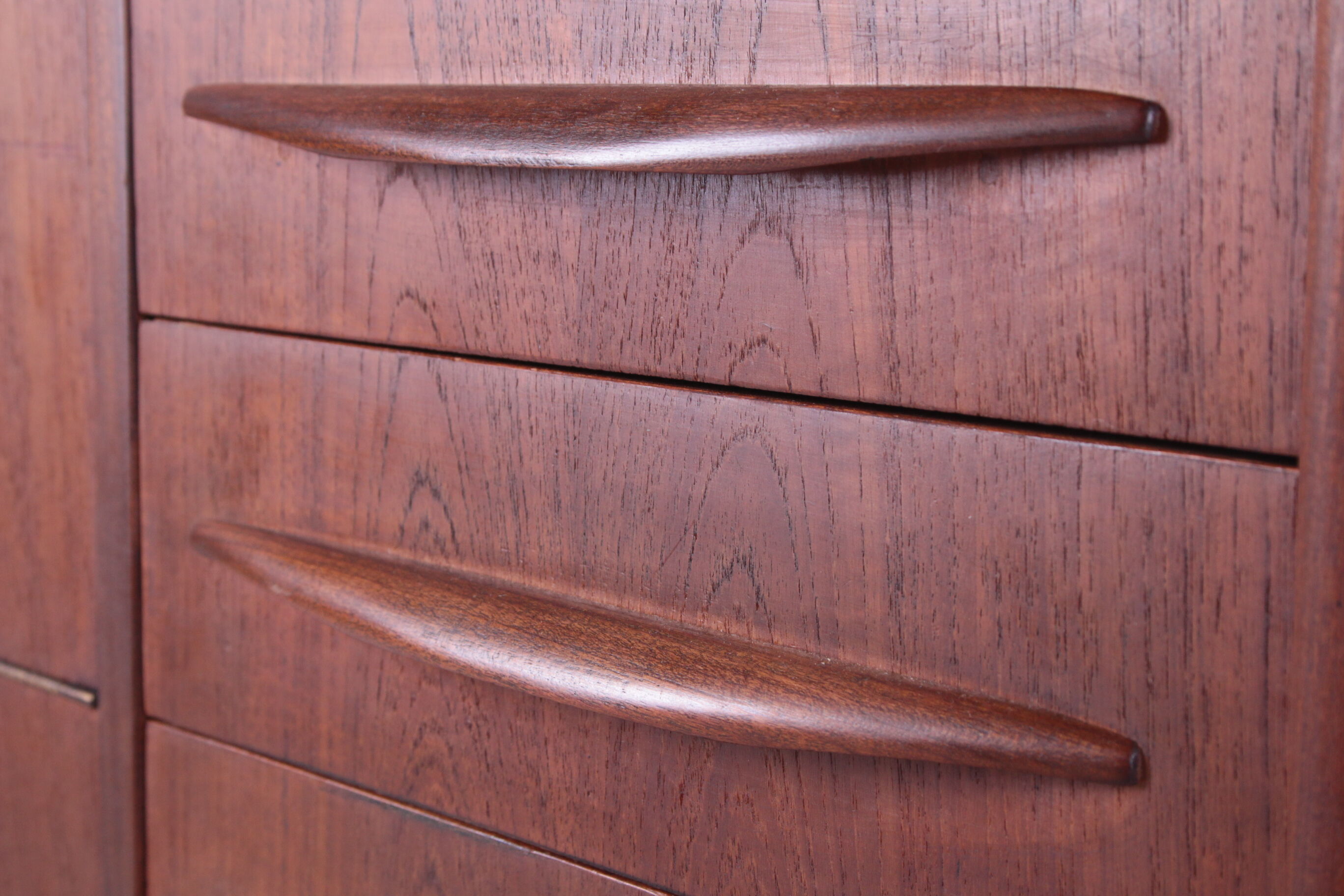1960s buffet or TV cabinet with 4 drawers in teak Danish design