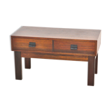 Commode en palissandre, Glas & Trä, Suède, 1960
