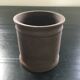 Dark brown flowerpot