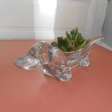 Dachshund crystal pocket tray Art Vannes