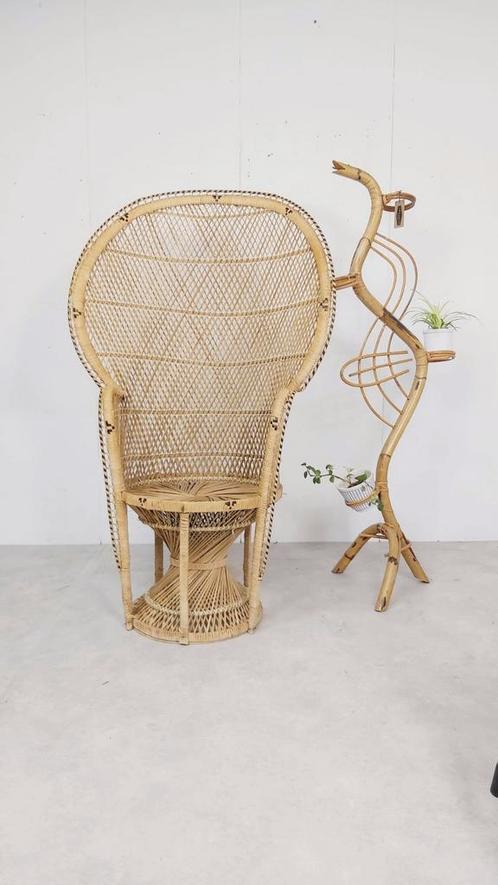 Vintage peacock chair