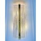 Contemporary Luxury Murano Glass Wall Sconces with Gold Finish — 4 Set