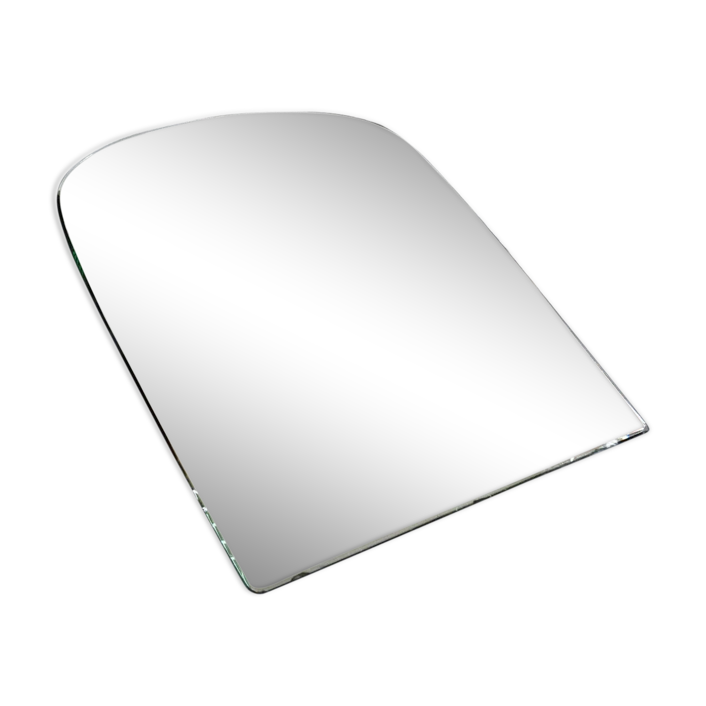 Large vintage beveled arch mirror