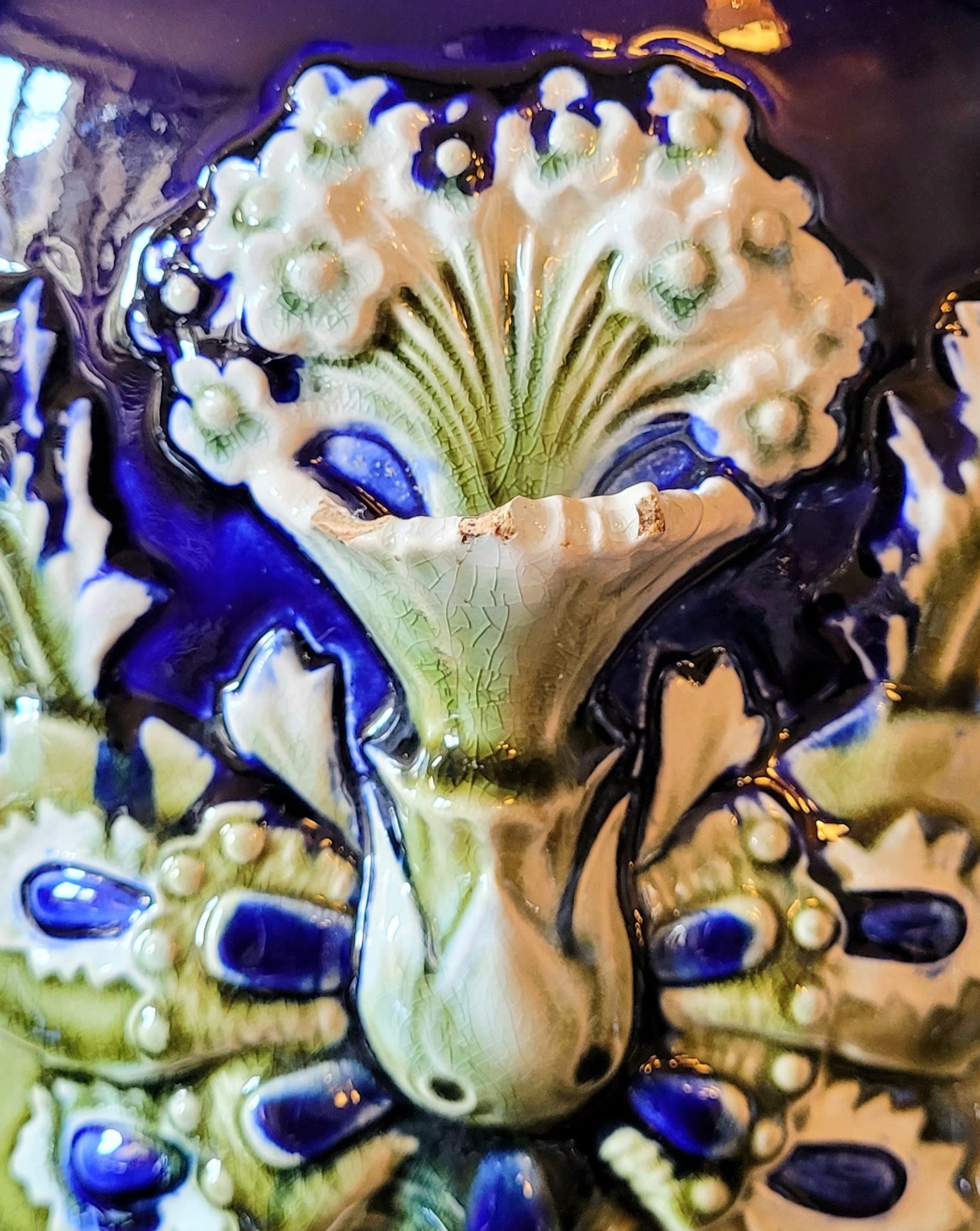 Vase en céramique Art Nouveau 1900