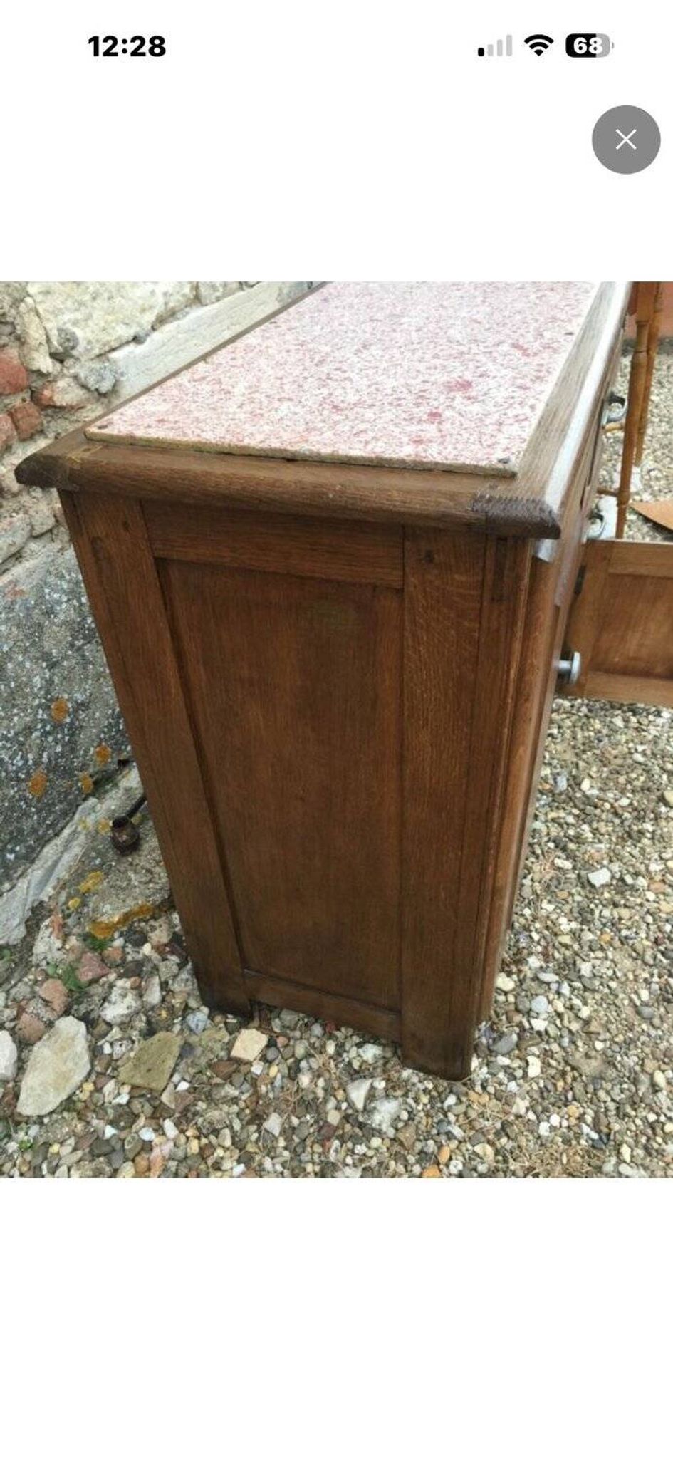 Mado Buffet in Solid Oak — French Domestic Style from the 1950s