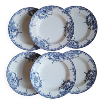 Set 6 assiettes Dauphin BFK