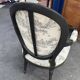 Toile de Jouy convertible armchair