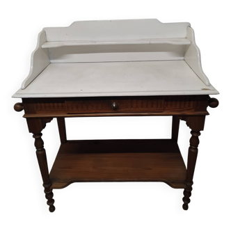 Old Vintage Wooden Dressing Table