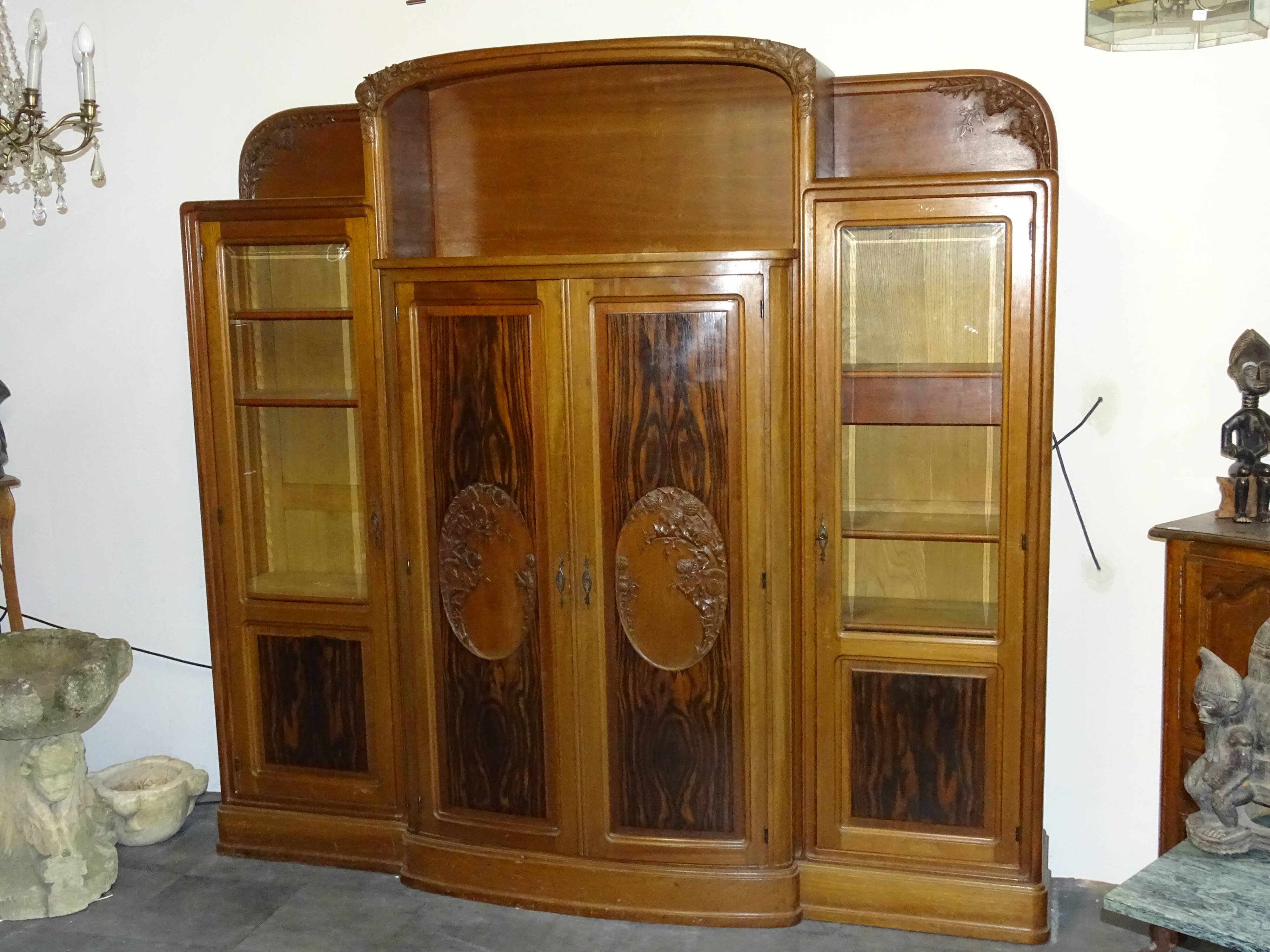 Art Nouveau bookcase