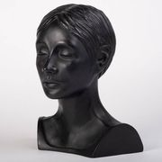 Sculptural Bust of a Woman in Clay, Denmark, 1975