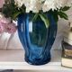 Antique tinted glass vase H20 cm
