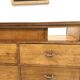 Vintage Siegel Paris workbench in oak and glass – 1950