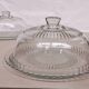 Pair of Cake/Cheese Dishes, Tart Cloche, Glass Pastry