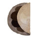 Brown Round "Flower" Desso Carpet
