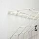 Porte-manteau filaire blanc minimaliste allemand du milieu du siècle, années 1960