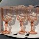 Set of 6 Luminarc Rosaline Stem Glasses - Stemglasses Model No. 5 (12