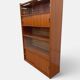 Vintage display library 60/70 Sliding door shelf