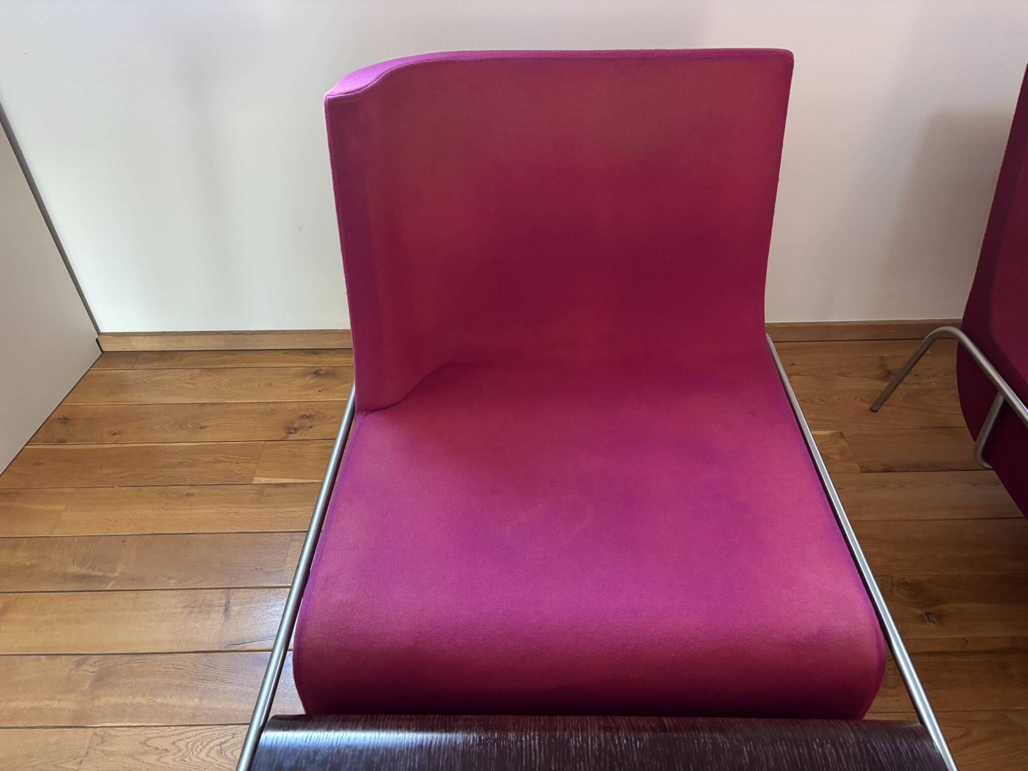 Paire fauteuils Tolozan – Éric Jourdan – Ligne Roset 2002 – structure alu