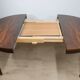 Table de repas vintage extensible en palissandre, 1960