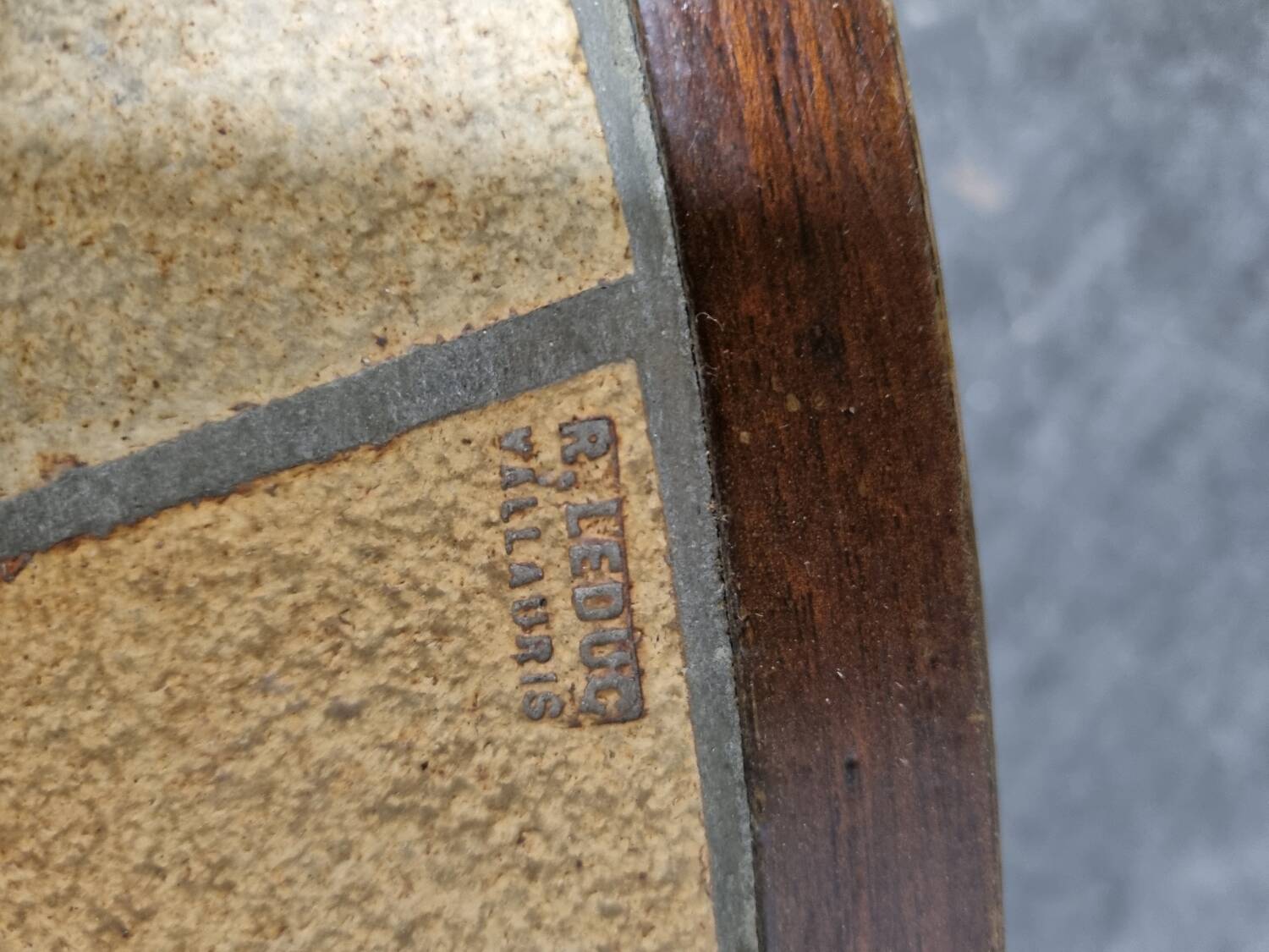 Table basse Raymonde Leduc Vallauris