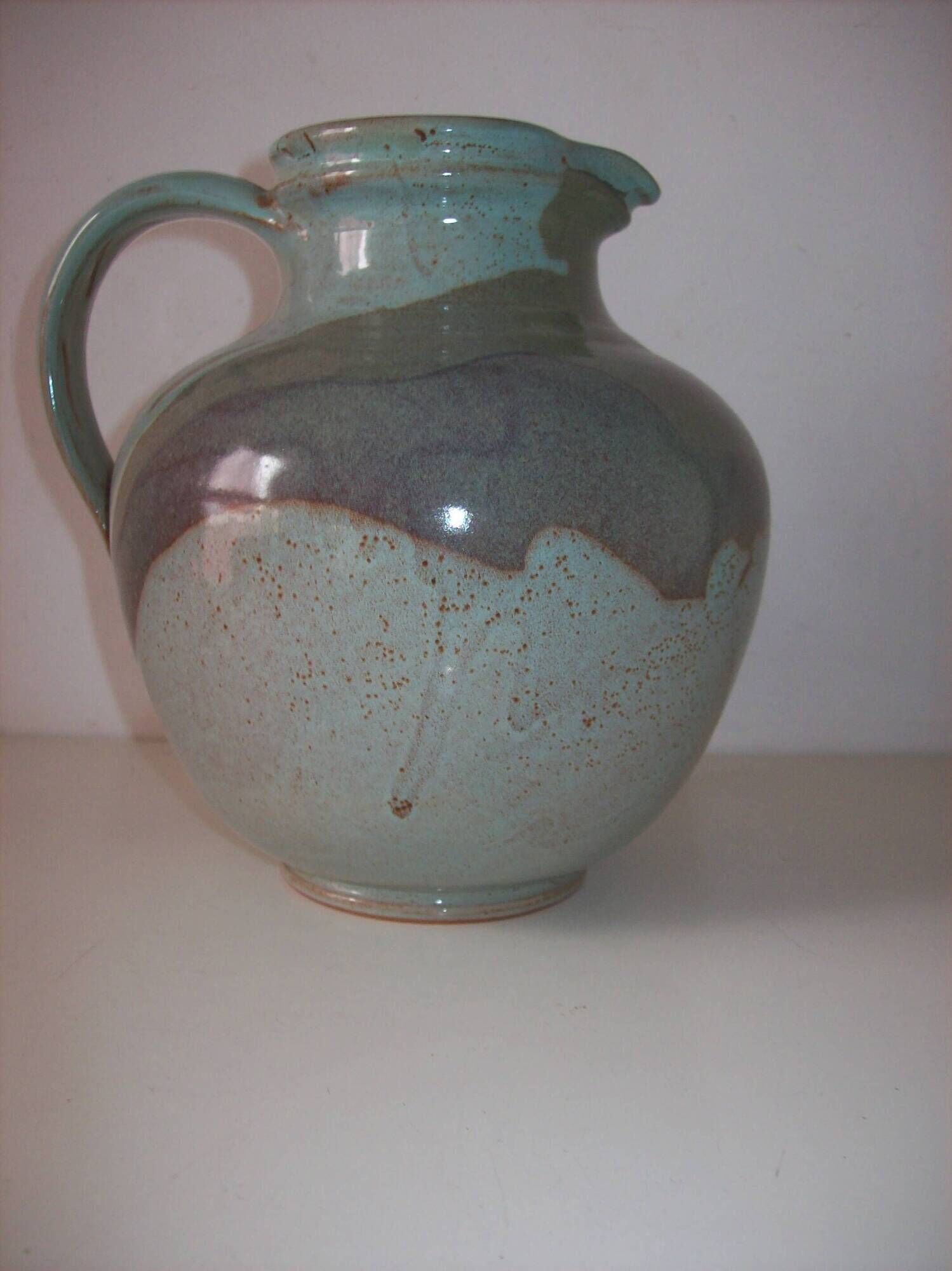 Ceramic jug signed Paturel