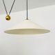 Large Adjustable Brass Pendant Lamp with Counterweight by Florian Schulz
