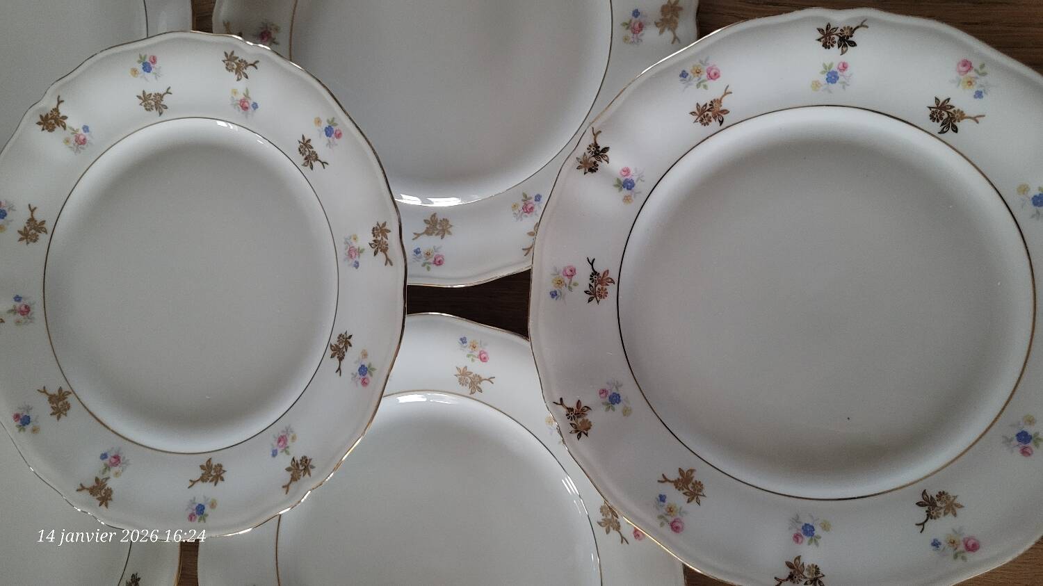 Antique dessert service