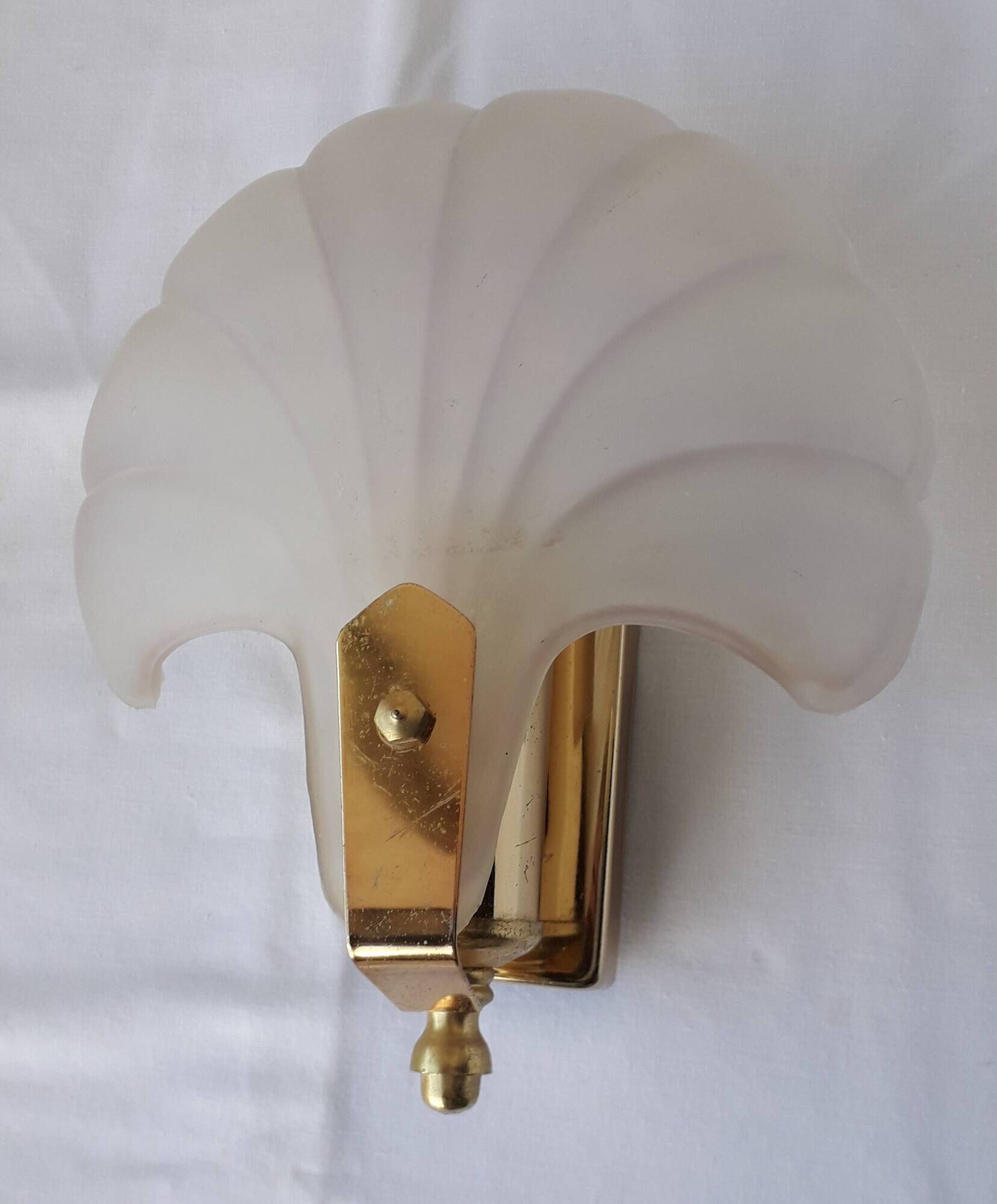 Applique coquillage en verre