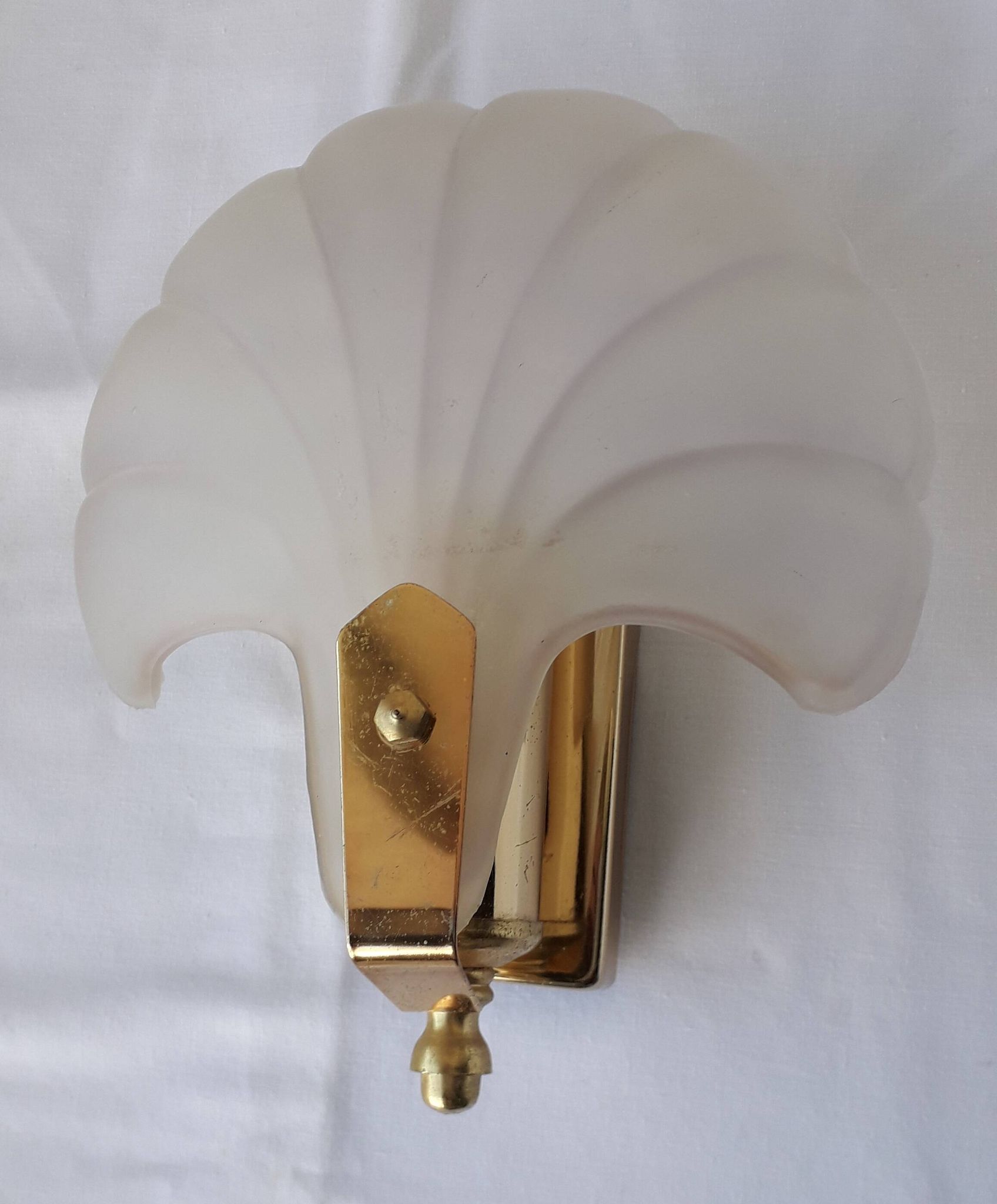 Applique coquillage en verre