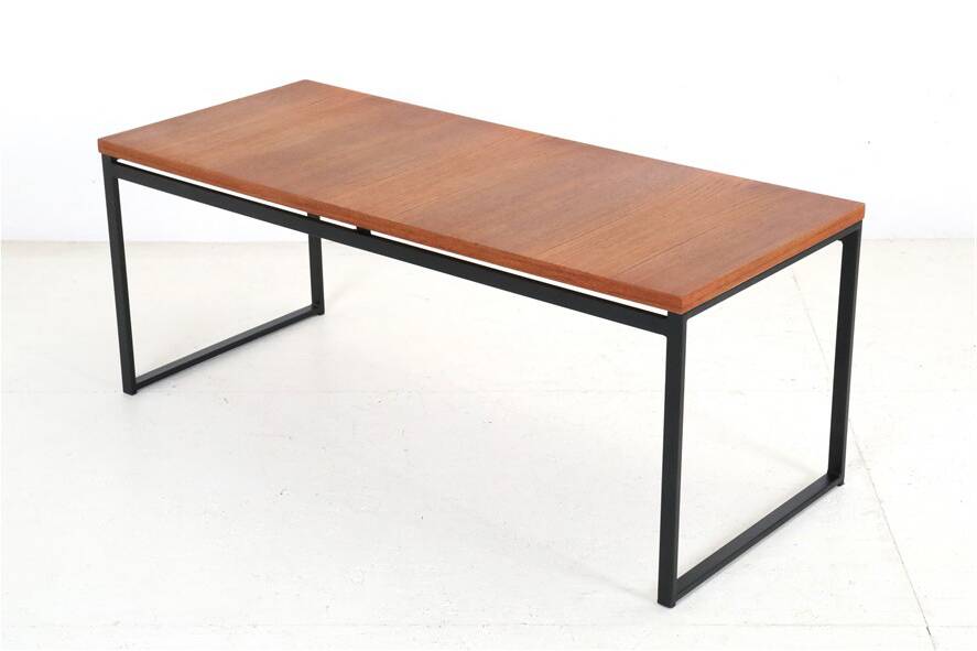 Rare Rego / Günter Renkel “Twen” teak coffee table / mid-century modern design / 1950s / 1960s modernism