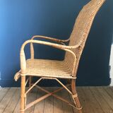 Wicker armchair
