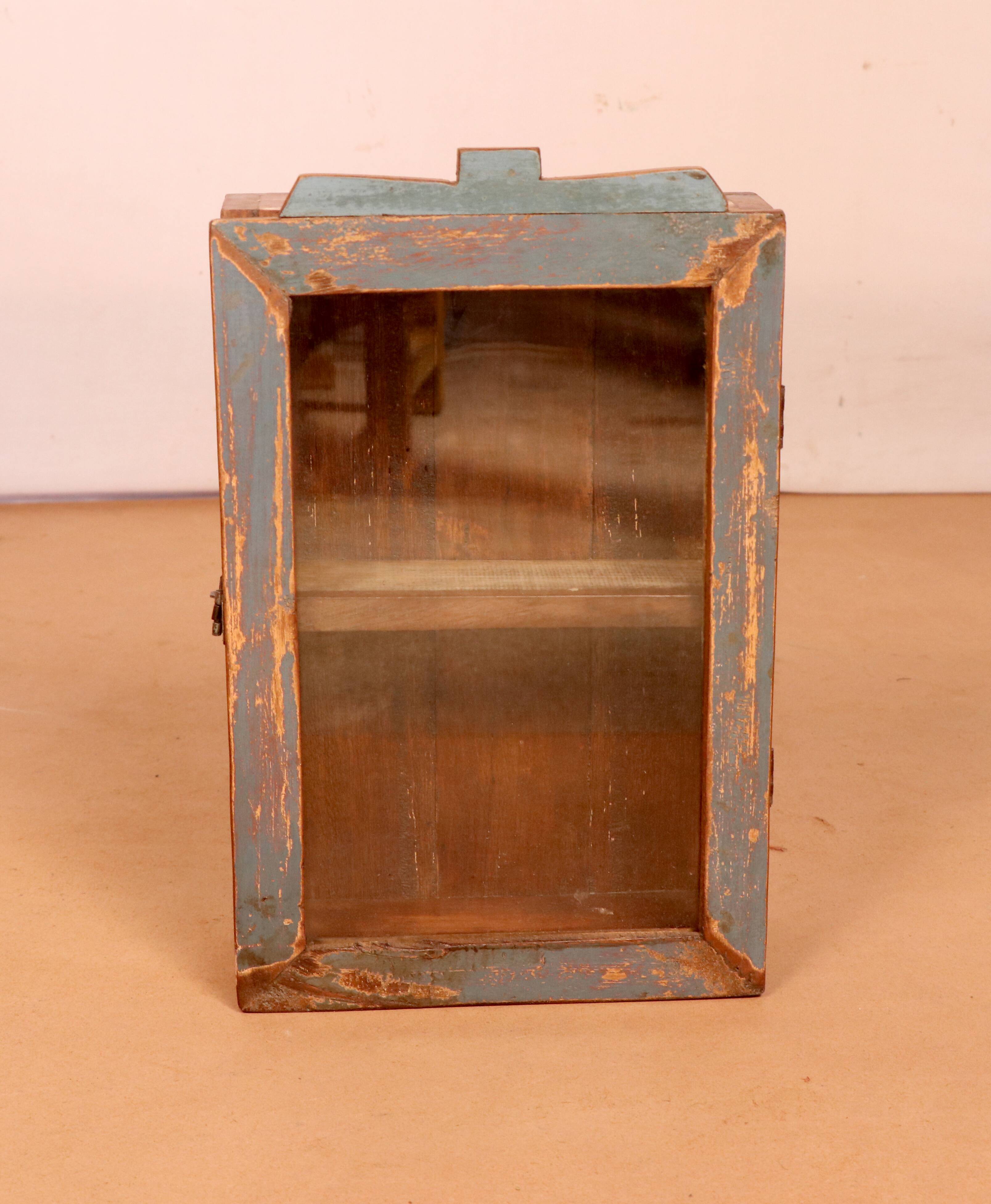 Original polychrome patina Burmese teak wall display