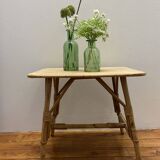 Vintage rattan coffee table