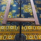 Early 20th century bistro table with cast iron base and Terrazzo top
