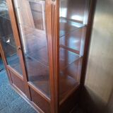 Vitrine empire 2 porte bois ep 1940/50
