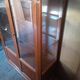 Empire display case 2 wooden doors, 1940/50s