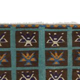 Vintage Turkish Oushak Rug Handwoven 125x140 cm