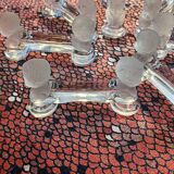 Set of 7 Baccarat Houdon crystal knife holders