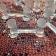 Set of 7 Baccarat Houdon crystal knife holders