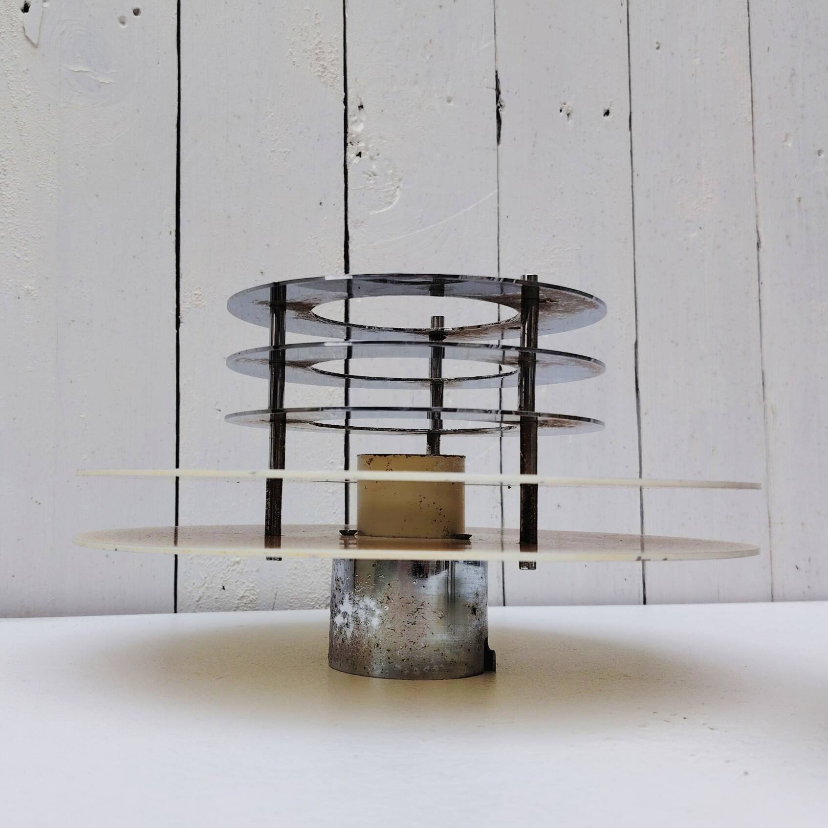 Pair of 70s Enrico Tronconi designer wall lights