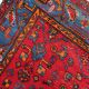 Tapis vintage du Moyen-Orient Hamadan fait main en laine – 133 x 196 cm