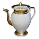 Paris porcelain ewer with gold trim, Empire period