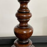 Vintage lamp in turned wood