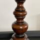 Vintage lamp in turned wood