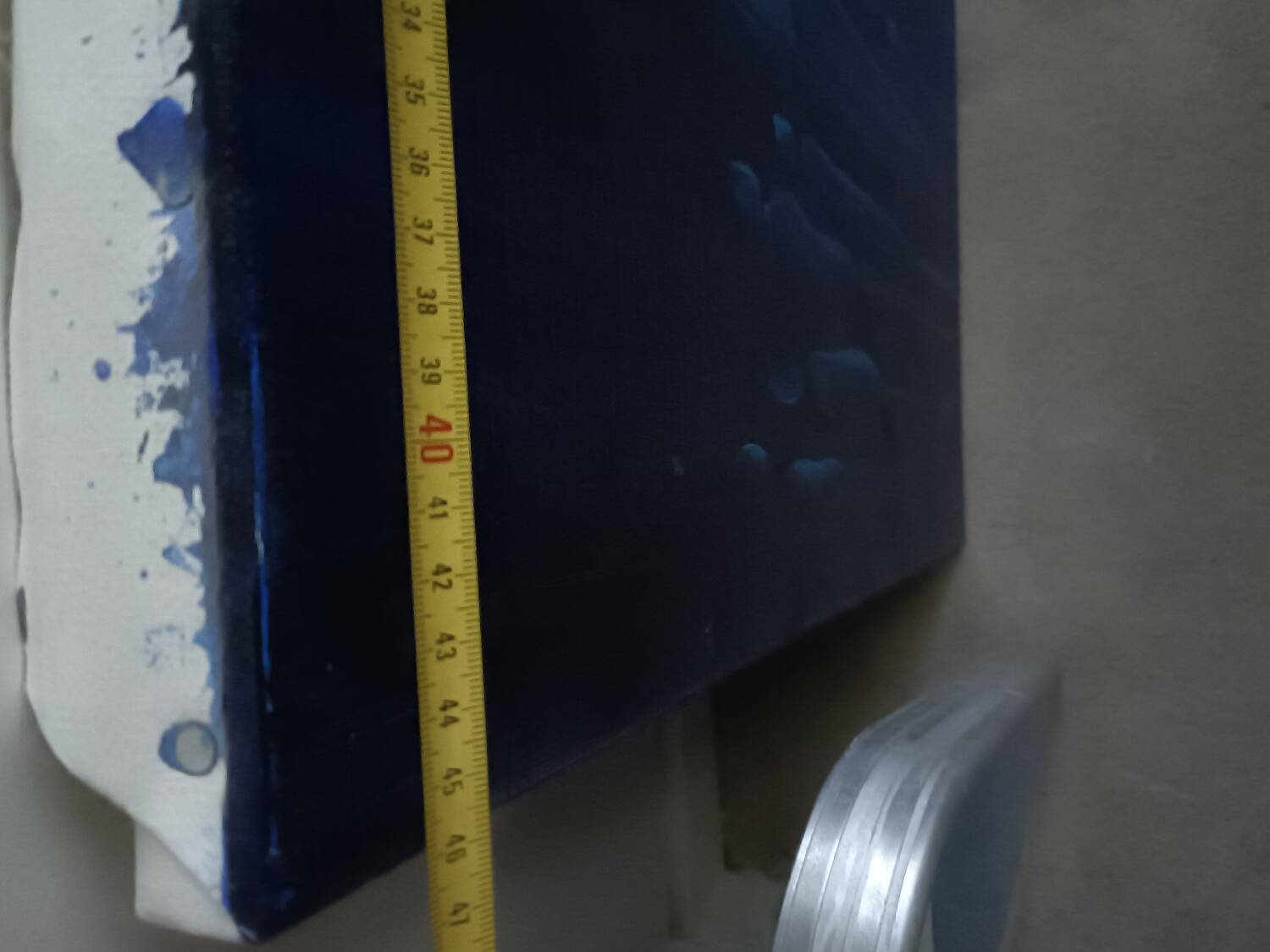 Painting, oil on canvas signed