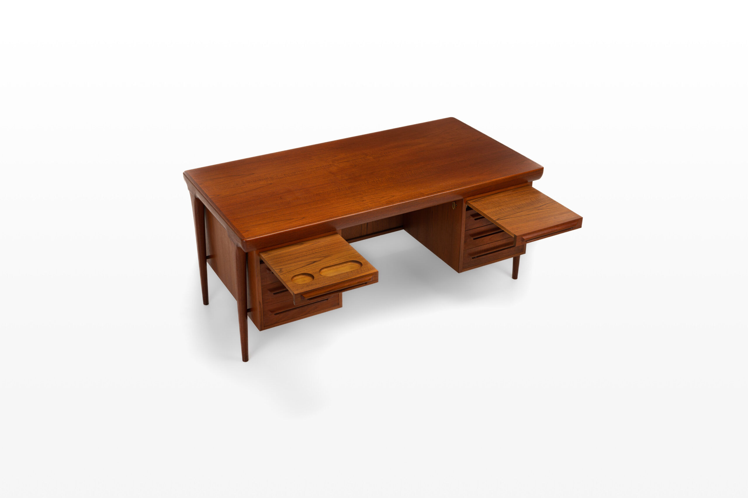 Freestanding Writing Desk by Ib Kofod Larsen for Faarup Møbelfabrik, Denmark 60s