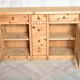 Solid pine bahut